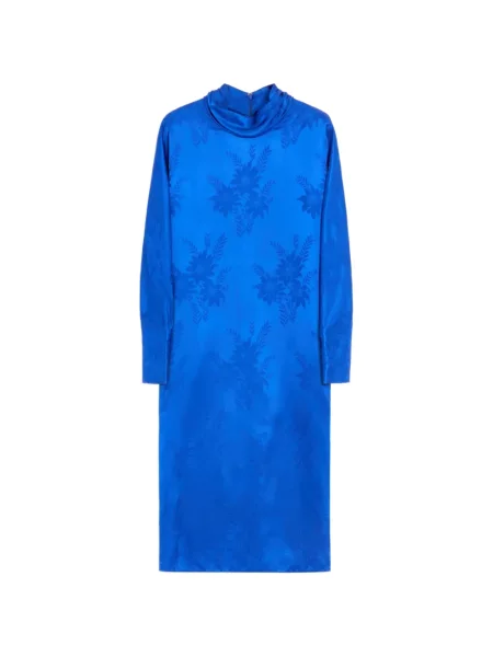 Rochie midi Valentino Garavani din jacard albastru