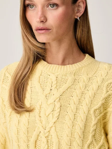 Weekend Max Mara sweter wełniany WKDALBEN żółty