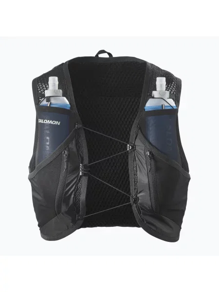 Kamizelka do biegania Salomon Active Skin 12 Set black/metal czarna