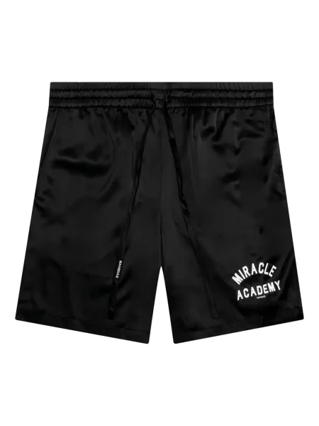 Pantaloni scurți Nahmias de mătase negru