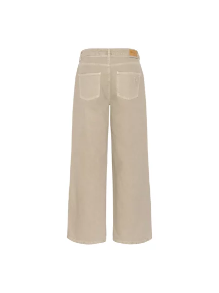 Szerokie jeansy My Essential Wardrobe beżowe