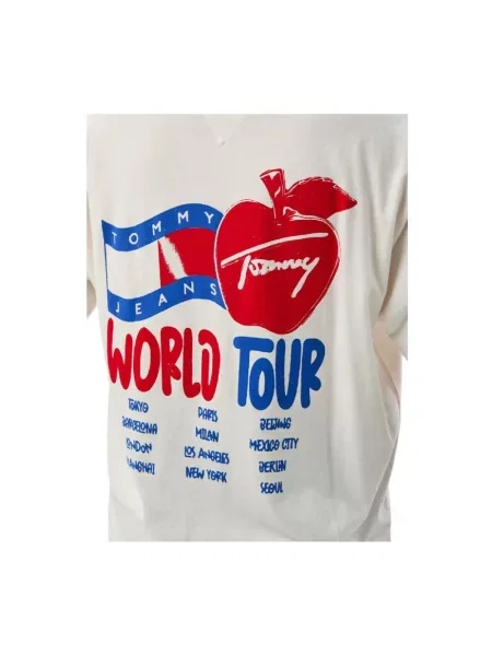 Koszulka Tommy Hilfiger beżowa