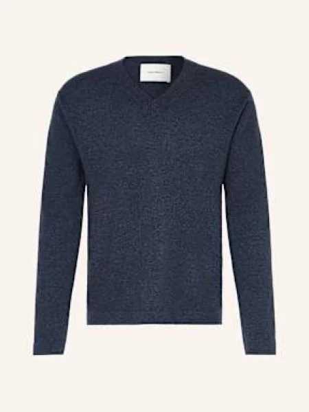 Lisa Yang Kašmírový Svetr Clayton modrá