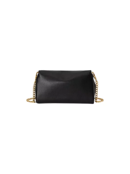 Lauren Ralph Lauren torebka crossbody skórzana czarna