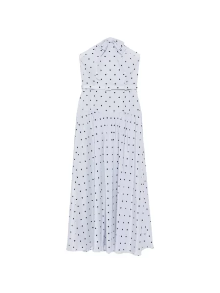 Rochie midi Alessandra Rich cu buline albastru