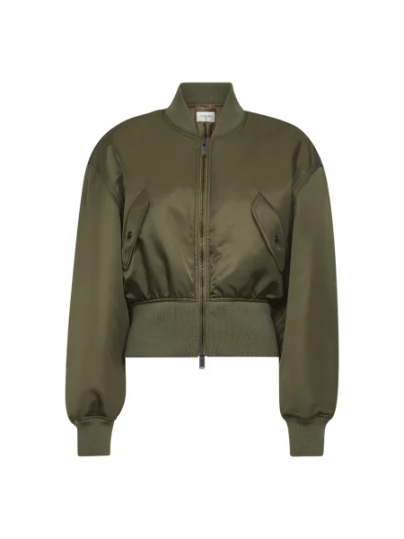 Kurtka bomber Saint Laurent zielony