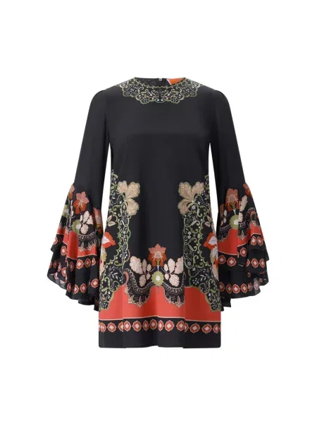 Krótka wielobarwność sukienka La Doublej