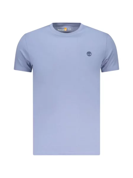Tricou Timberland cu broderie albastru