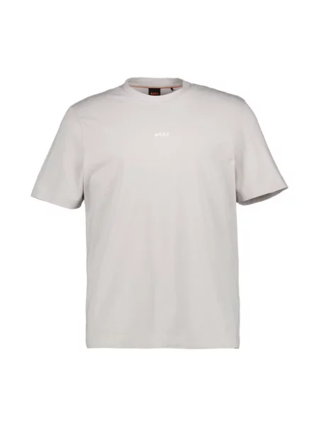 T-shirt o kroju regular fit z mieszanki bawełny model TCHUP' Boss beżowa