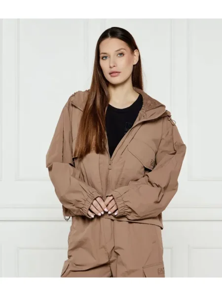 Kabát | Relaxed fit bézs