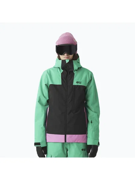 Дамско скиорско яке Picture Seakrest emerald зелено