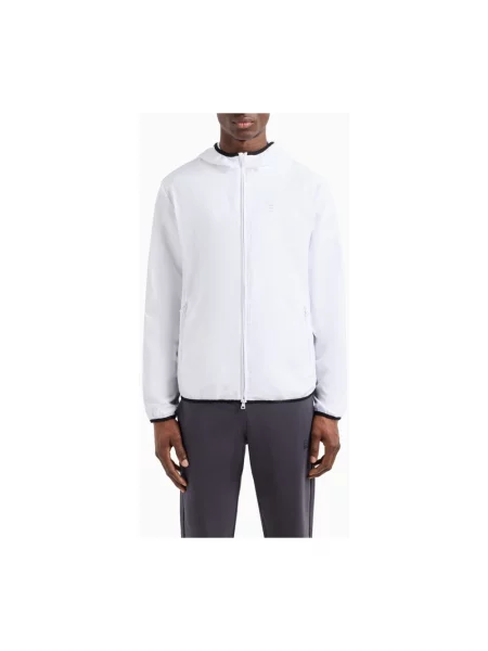 Kurtka Emporio Armani Ea7 z długim rękawem biała