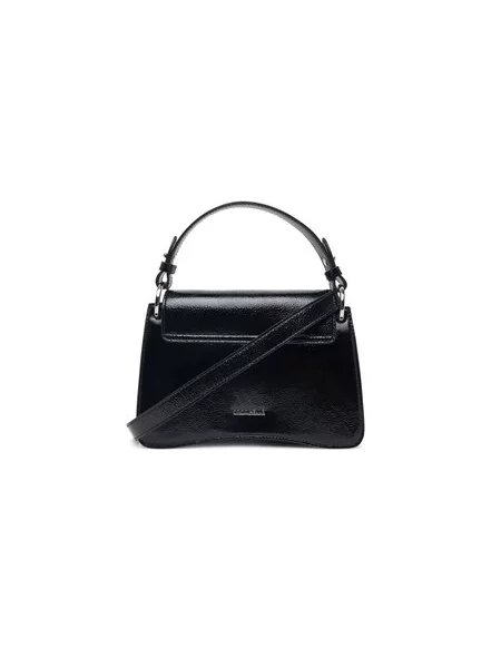 Coccinelle crossbody torbica usnjena črna