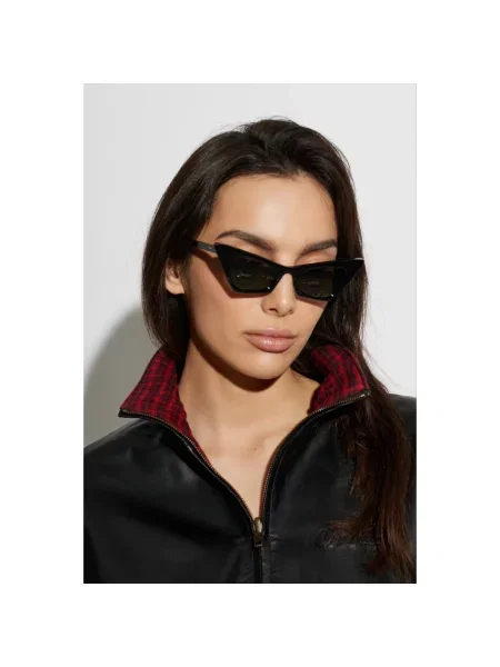 Okulary przeciwsłoneczne Alexander Mcqueen czarne