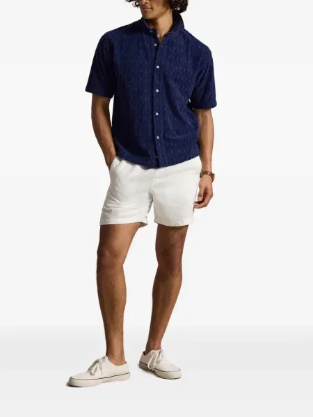 Șosete Polo Ralph Lauren cu broderie în carouri de flanelă verde