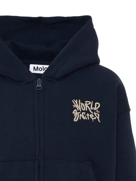 Bluza z kapturem dziecięca Molo niebieska