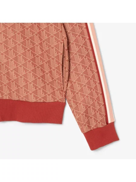 Lacoste толстовка чоловіча Paris Monogram коричнева