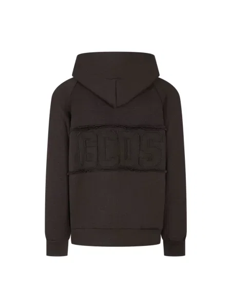 Bluza z kapturem Gcds z kapturem z logo czarna
