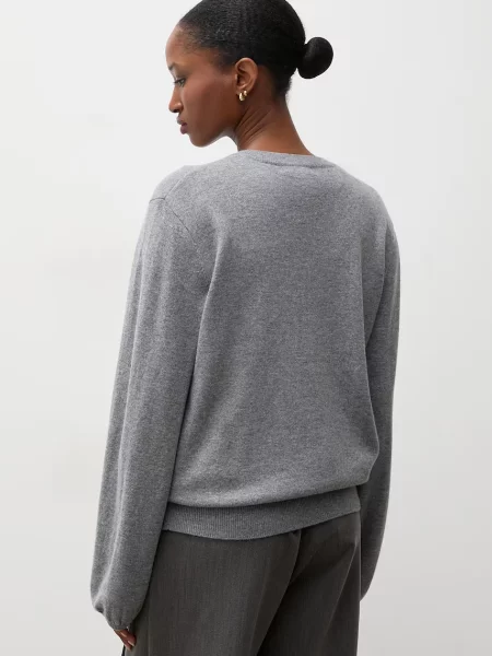 Answear.LAB sweter wełniany szary