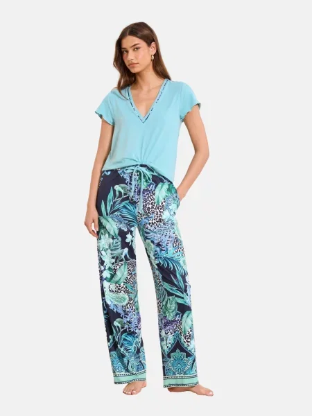 Lipsy Pijama bleumarin / azur