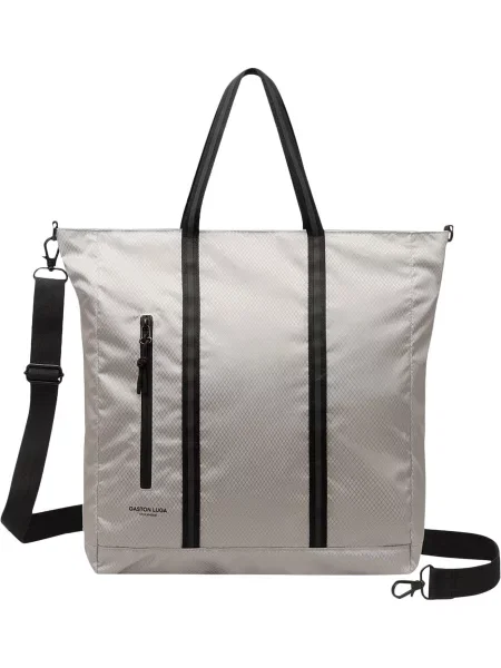 Gaston Luga Shopper táska taupe fekete