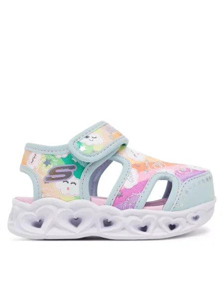 Skechers Sandale Heart Lights Sandals-Cutie Clouds Tirkizna plava