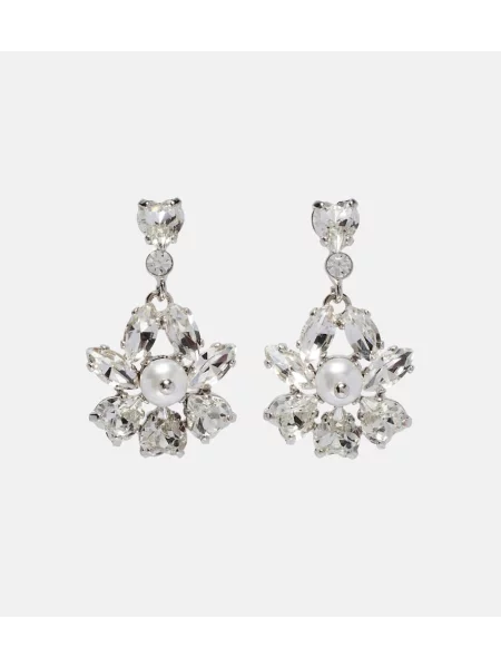 Cercei Simone Rocha argintiu