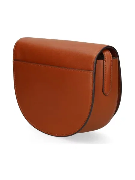 Torebka crossbody Ralph Lauren skórzana brązowa