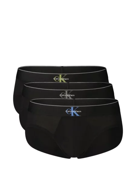 Chiloți multipac Calvin Klein cu imagine negru
