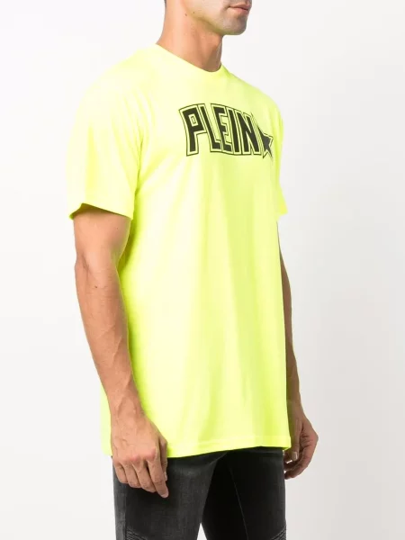 Krátké tričko Philipp Plein s potiskem žluté