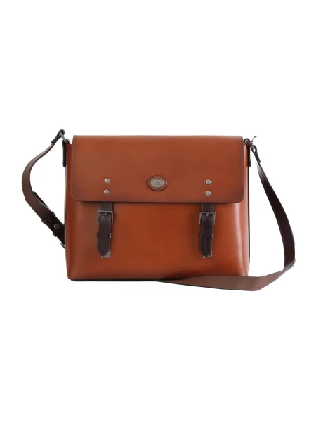 Torba crossbody The Bridge skórzana brązowa