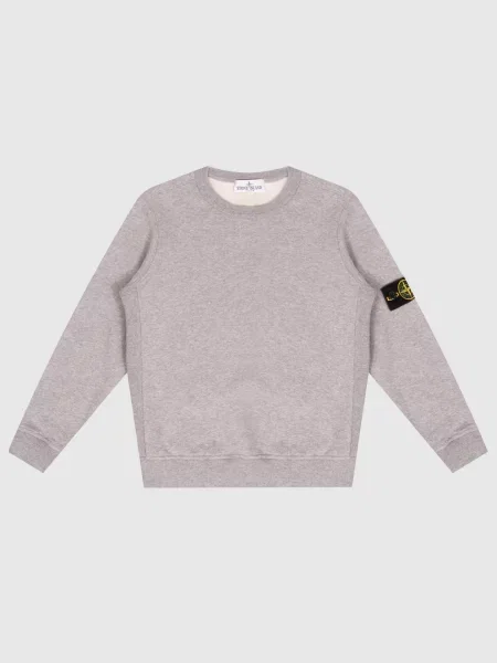 Детский свитшот Stone Island серый
