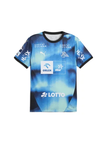 PUMA koszulka wyjazdowa THW Kiel Sport Navy/Racing S niebieski