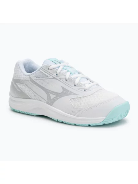 Кросівки волейбольні Mizuno Cyclone Speed 5 white/blue tint білі