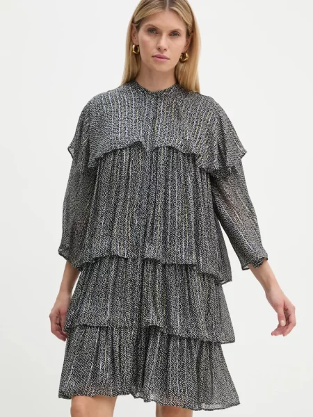 Bruuns Bazaar rochie mini evazați negru