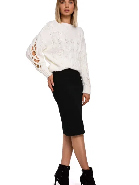 Svetr Made Of Emotion bílý