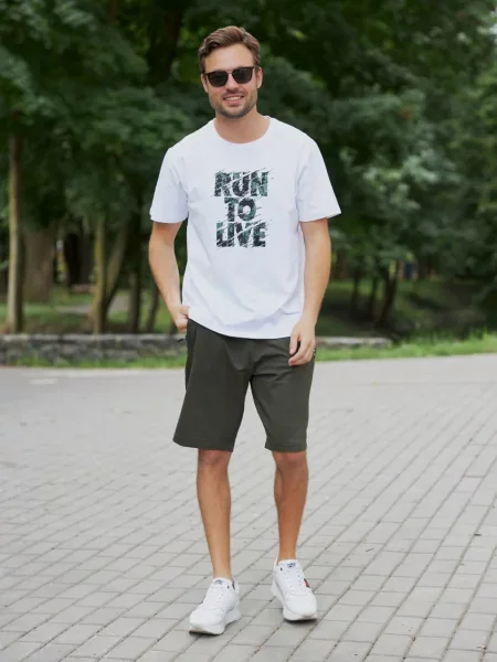 Шорти спортивні Umon бавовна/еластан хакі