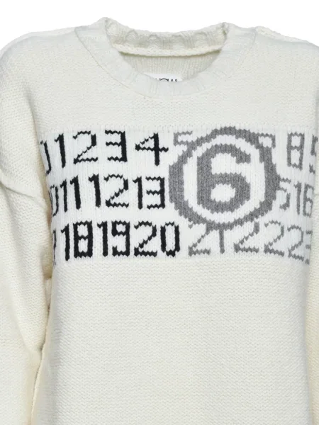 Sweter dziecięcy Mm6 Maison Margiela biały