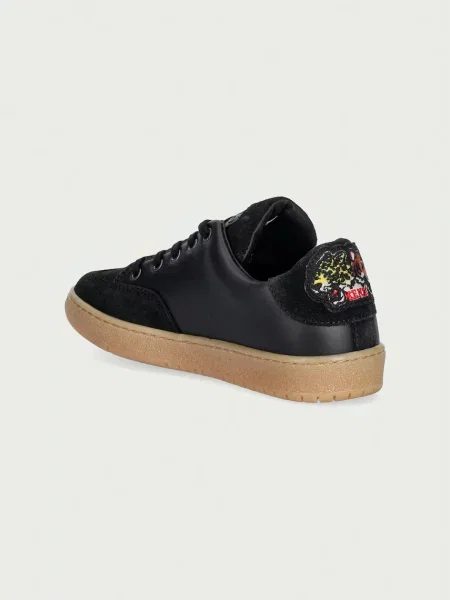 Kenzo Kids sportcipő bőr fekete