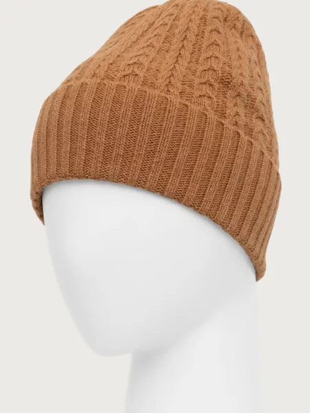 United Colors of Benetton beanie kapa z volno rjava