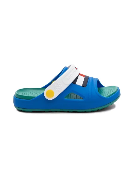 Šľapky Tommy Hilfiger modrá