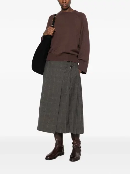 Pulover Brunello Cucinelli maro