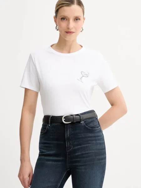 Kratka majica BOSS Orange bela