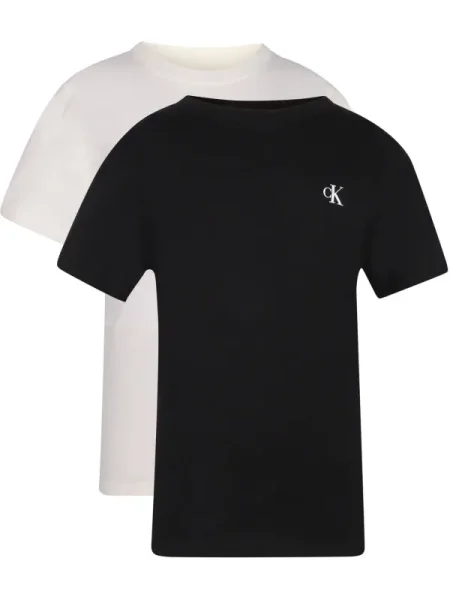 Calvin Klein Jeans 2 póló készlet Color Block Színes Regular Fit fehér