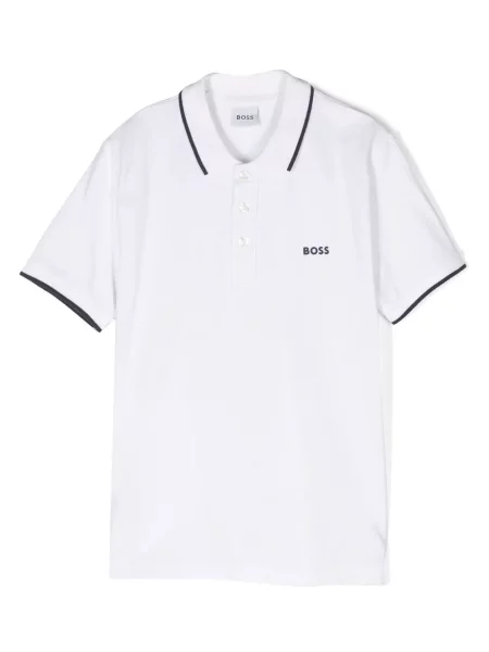 Koszulka polo dziecięca Bosswear biała