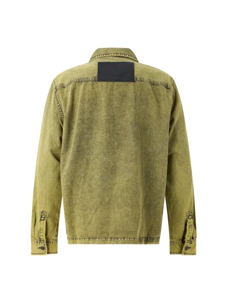 Kurtka jeansowa Diesel zielona