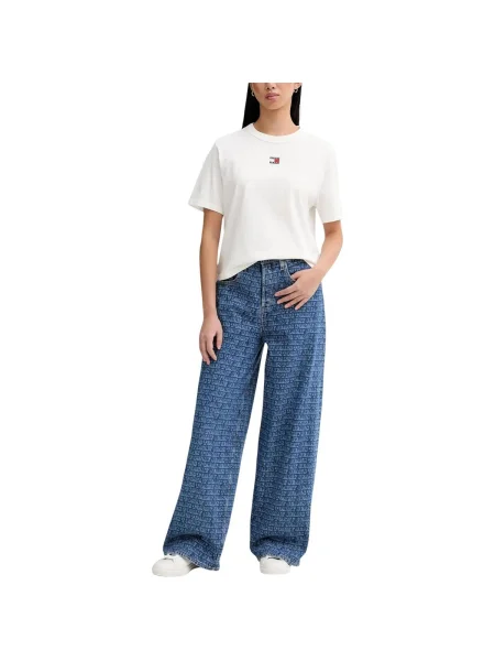 Tommy Jeans Tricou alb