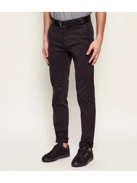 BOSS ORANGE Chino nadrág fekete