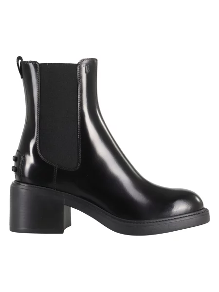 Botki Tod's skórzane czarne