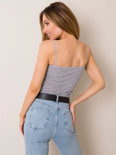 Tricou Fashionhunters gri